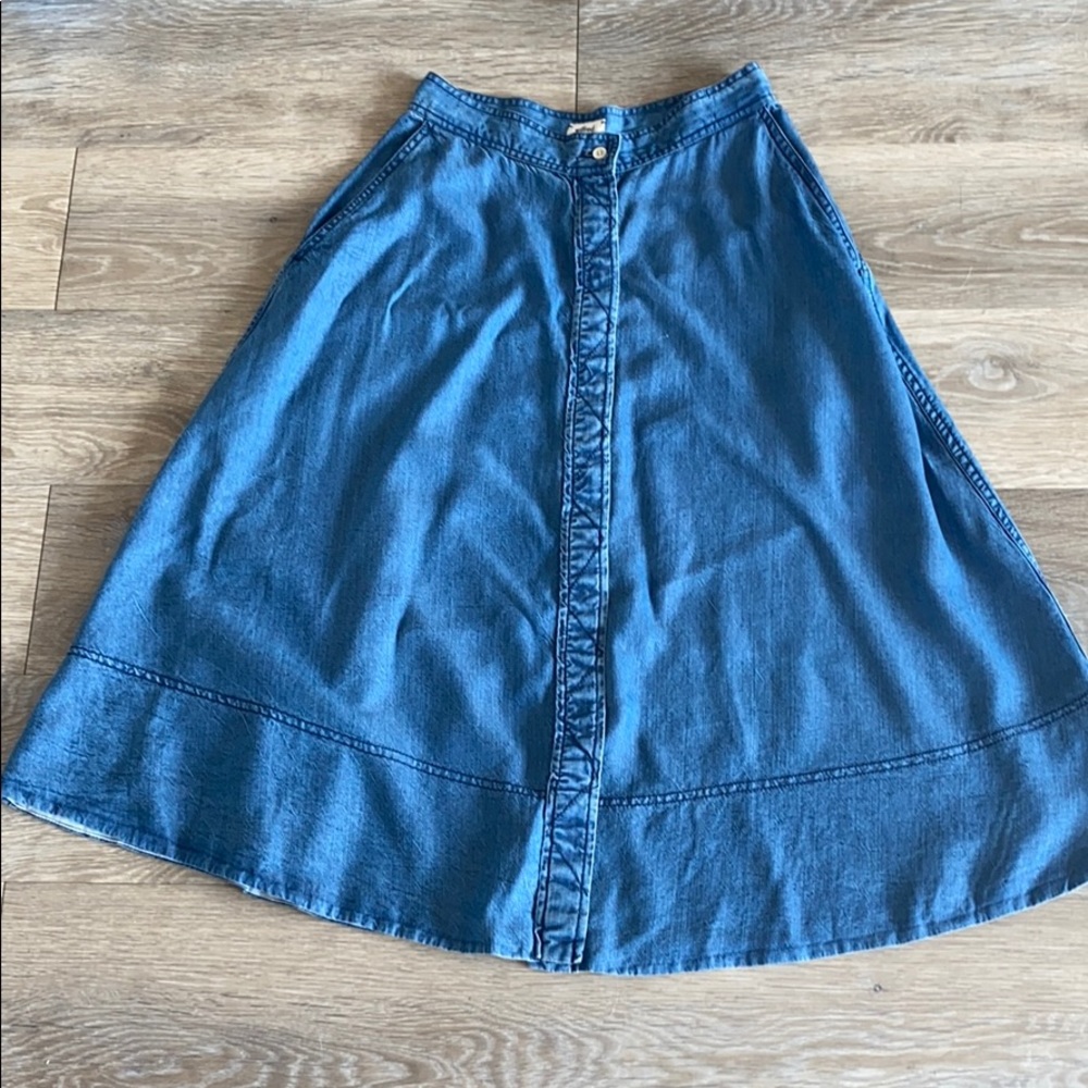Wilfred Chambray Skirt